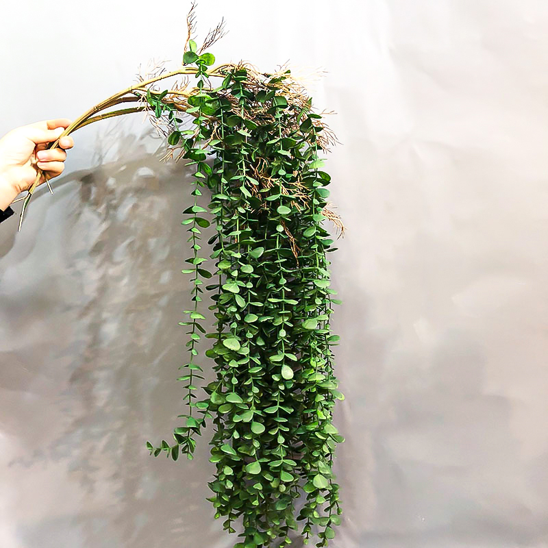 String Of Pearls Plant - 104 Cm Nep Eucalyptus Rotan Kunstplanten