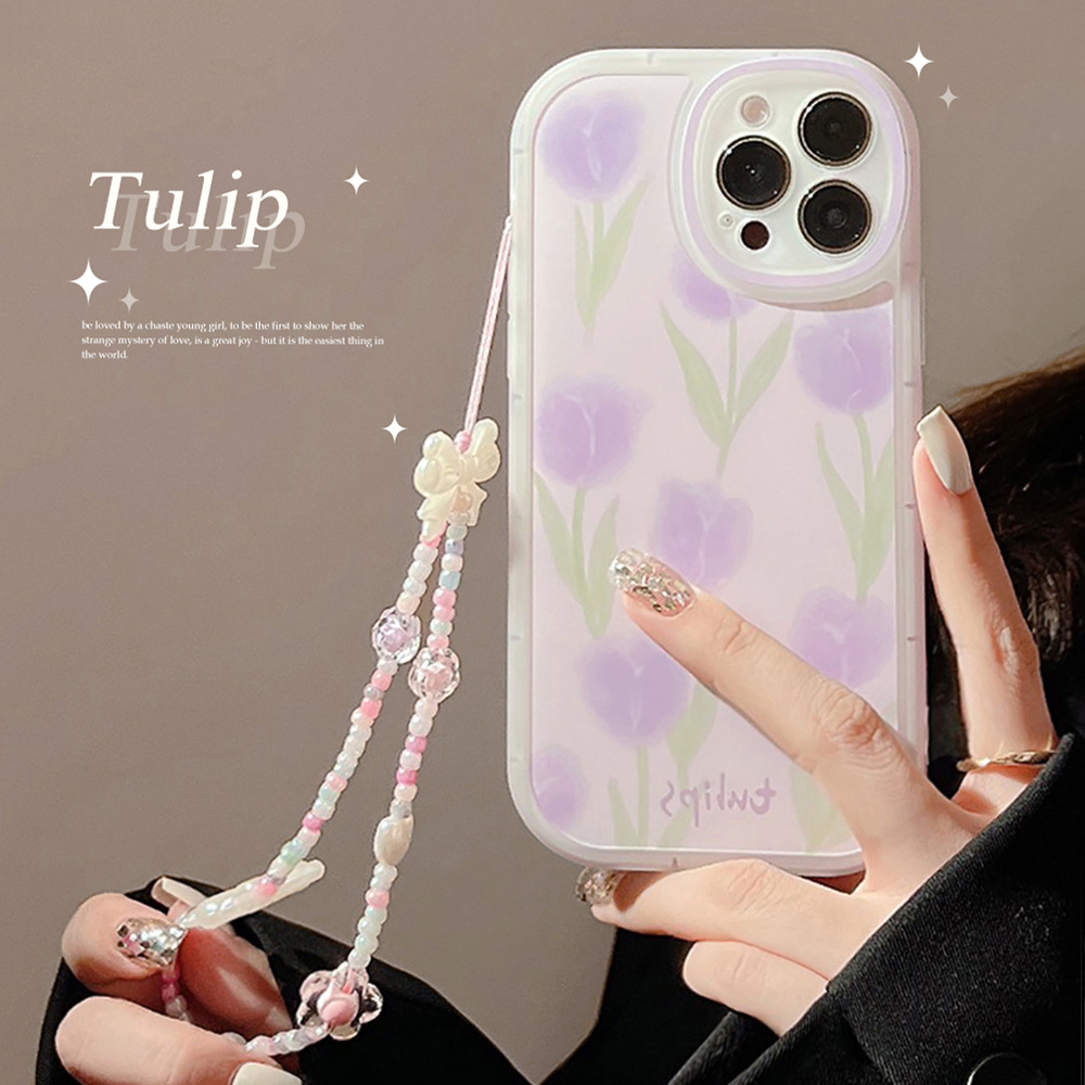 Plants X - Tulp Bloemen Telefoonhoesje Polsband Ketting Voor