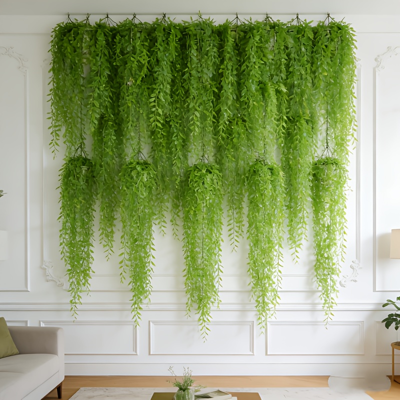 String Of Pearls Plant - 10-pack Kunstmatige hangende eucalyptus klimop ranken,