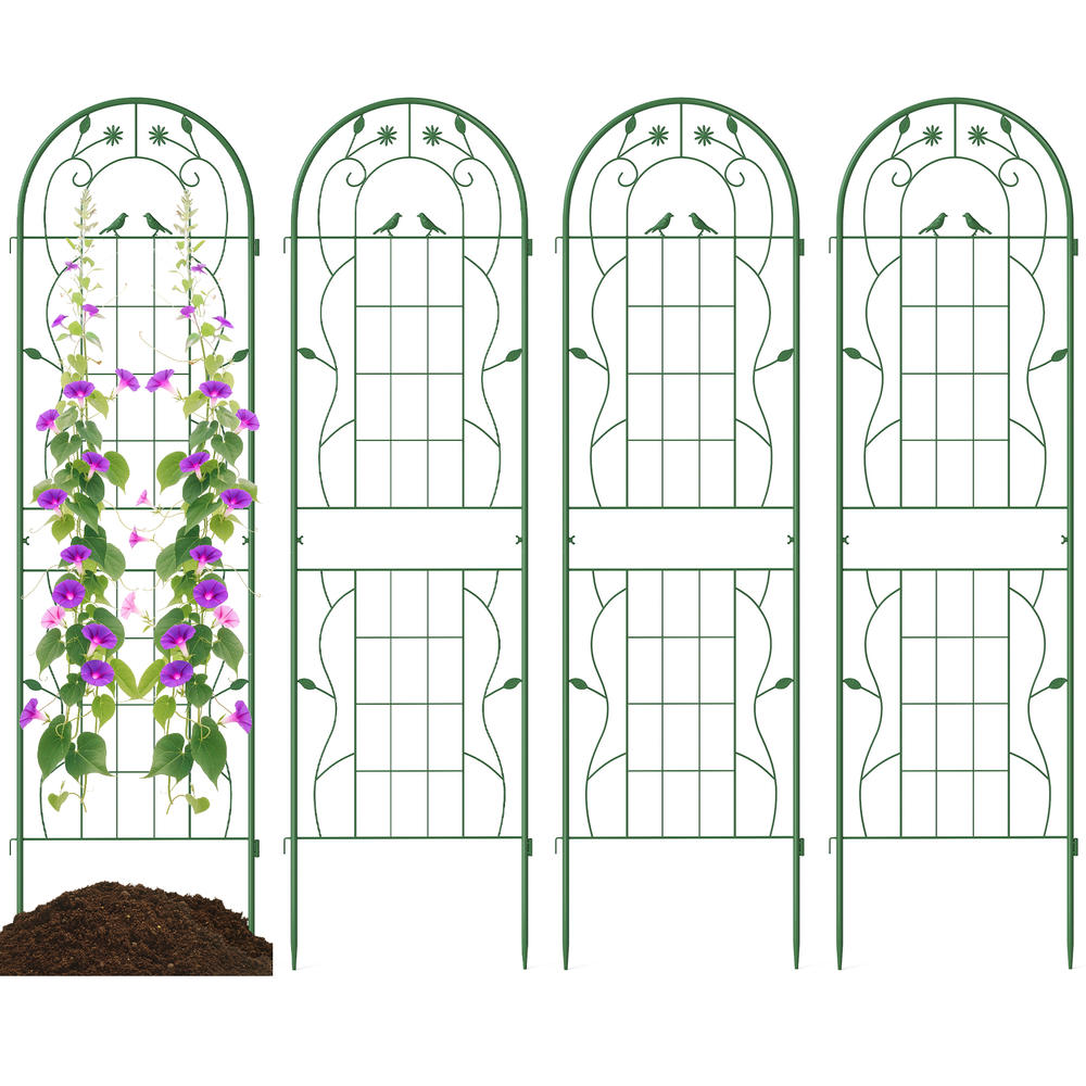 4-pack 71 x 20 inch metalen tu - Plants X recensie en prijs