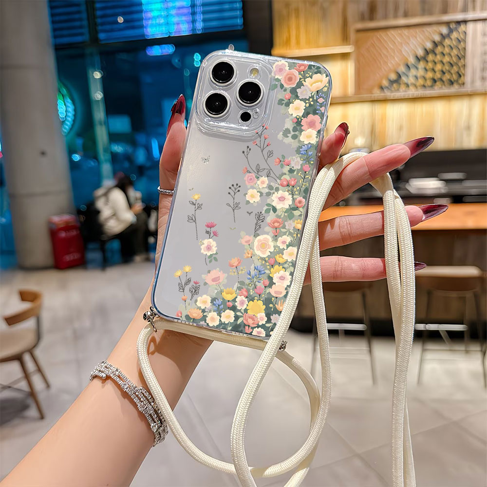 Crossbody lanyard telefoonhoes - Plants X recensie en prijs