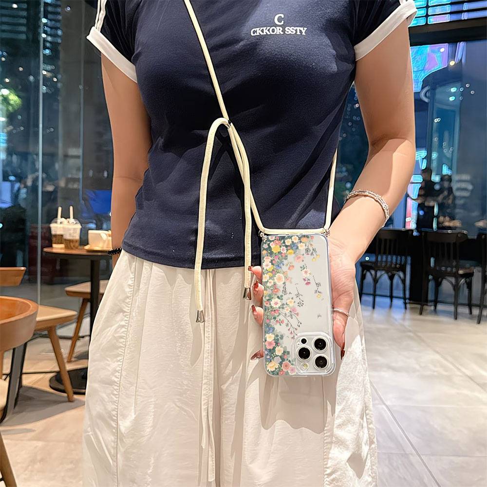 Crossbody lanyard telefoonhoes - Plants X recensie en prijs
