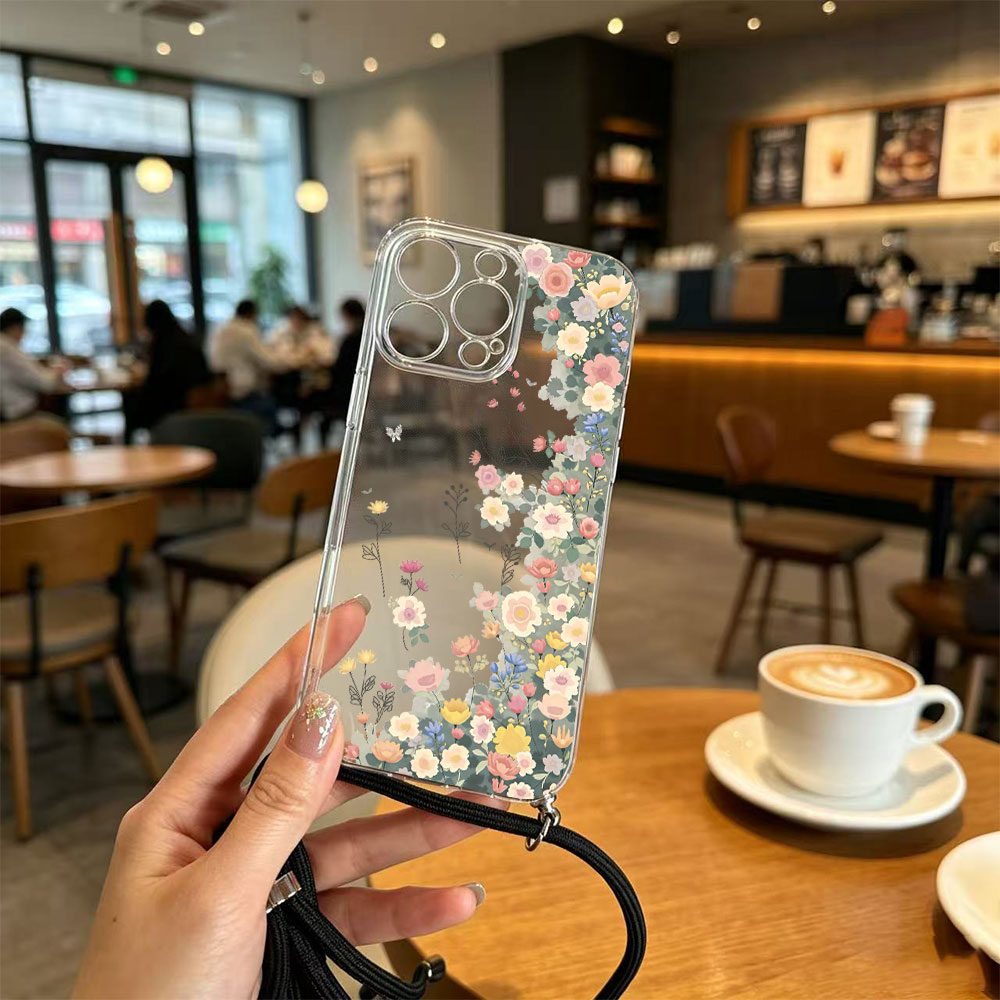 Crossbody lanyard telefoonhoes - Plants X recensie en prijs