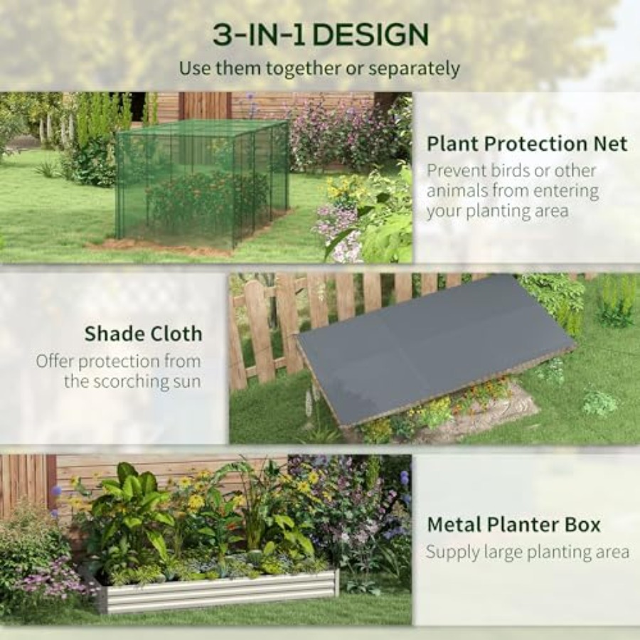 7,3 x 3,4 x 1 ft gegalvaniseer - Plants X recensie en prijs